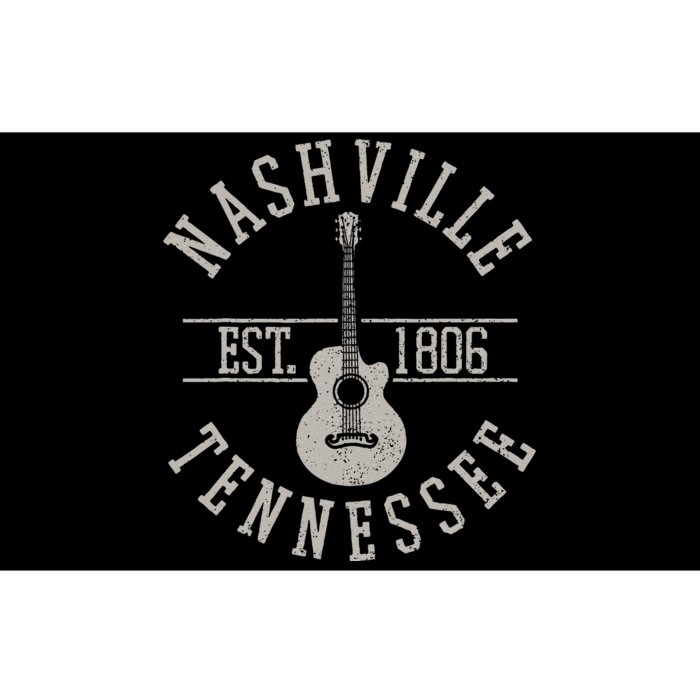 Nashville Tennessee Country Music City Guitar Player Gift Bumper Sticker