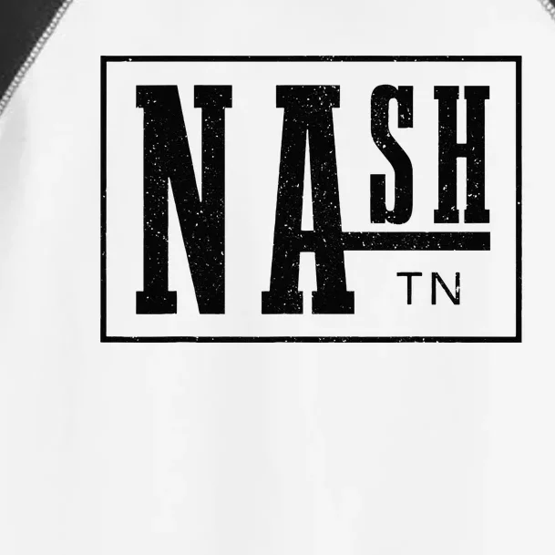 Nashville Tennessee Country Music City Vintage Nash TN Toddler Fine Jersey T-Shirt