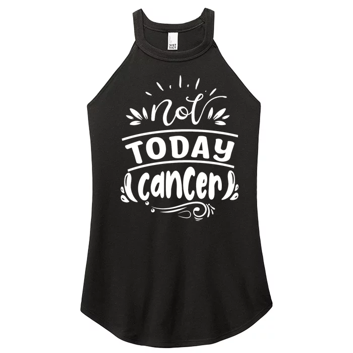 Not Today Cancer Colon Cancer Women’s Perfect Tri Rocker Tank