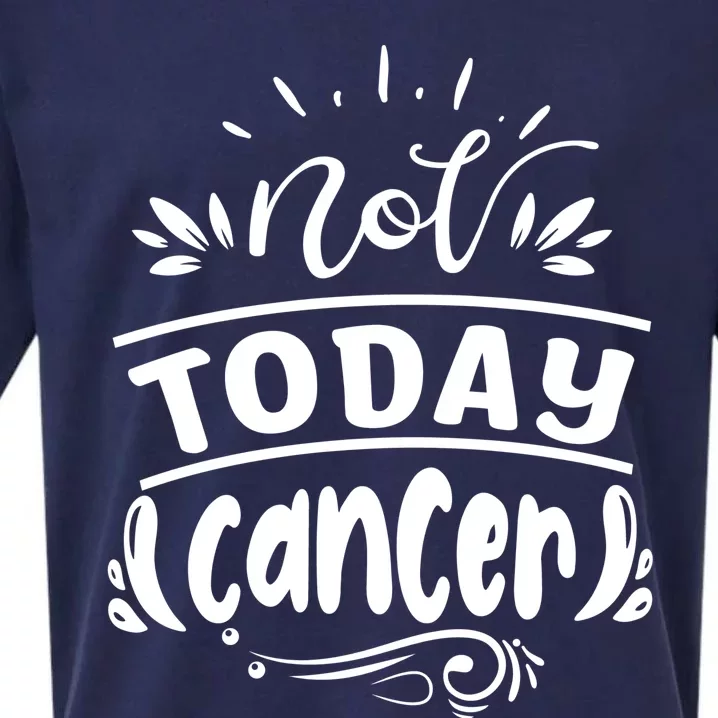 Not Today Cancer Colon Cancer Sueded Cloud Jersey T-Shirt