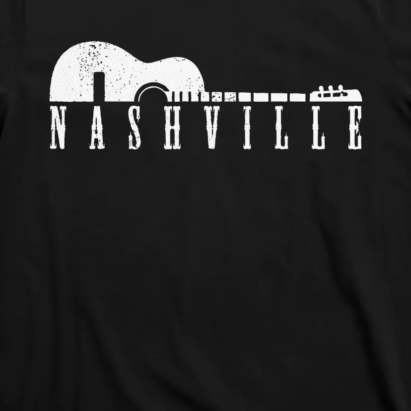 Nashville Tennessee Country Music City Guitar Gift T-Shirt