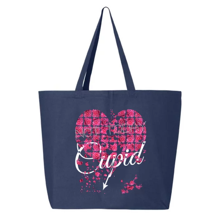 Not Today Cupid Tee Gift Pink Rose Flower Heart Valentine's Day Great Gift 25L Jumbo Tote