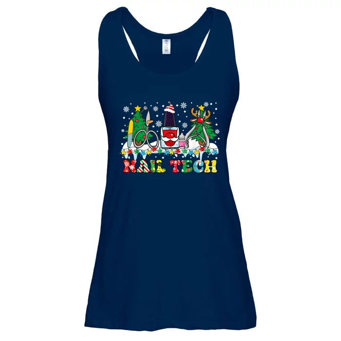 Nail Tech Christmas Nail Artist Ladies Essential Flowy Tank