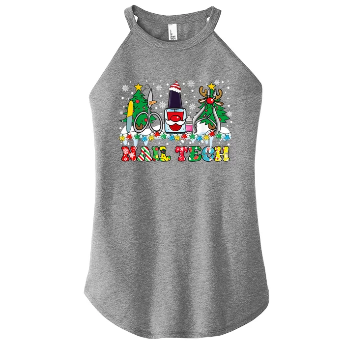 Nail Tech Christmas Nail Artist Women’s Perfect Tri Rocker Tank