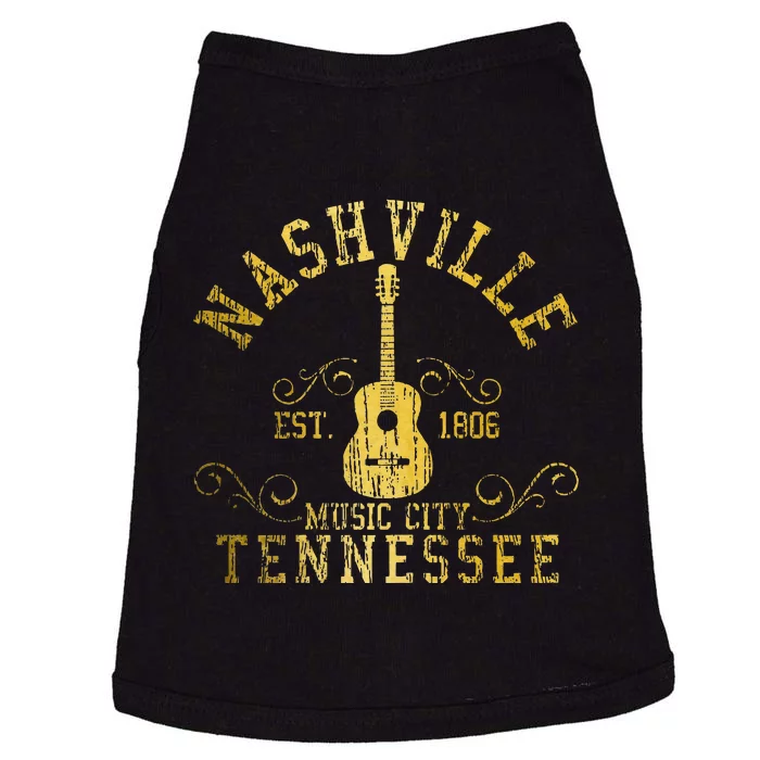 Nashville Tennessee Country Music City Guitar Vintage Nash Doggie Tank