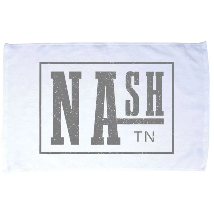 Nashville Tennessee Country Music City Vintage Nash TN Microfiber Hand Towel