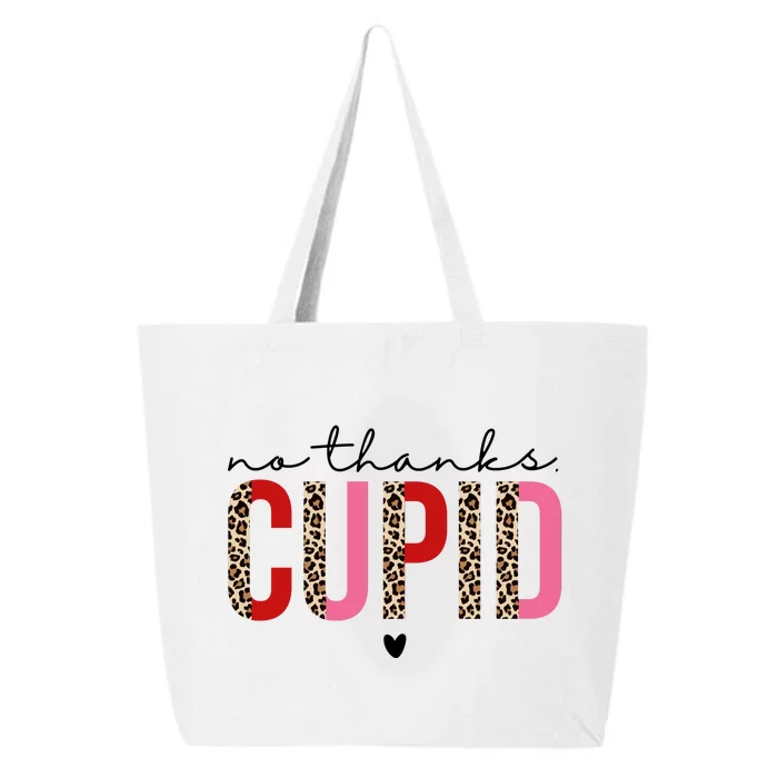 No Thanks Cupid Funny Anti Valentine 25L Jumbo Tote