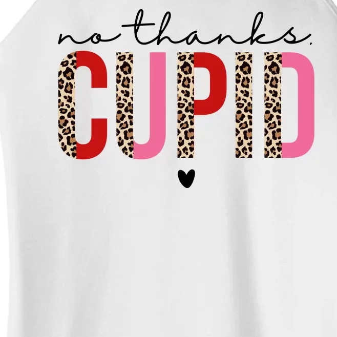 No Thanks Cupid Funny Anti Valentine Women’s Perfect Tri Rocker Tank