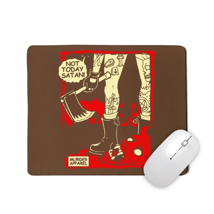 Not Today Comic Vintage Parody Mousepad