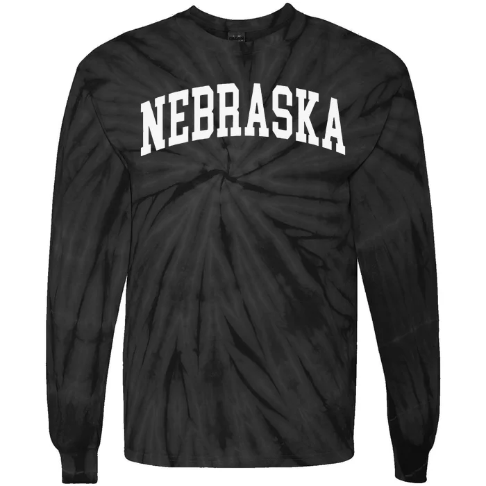 Nebraska Throwback Design Classic Tie-Dye Long Sleeve Shirt