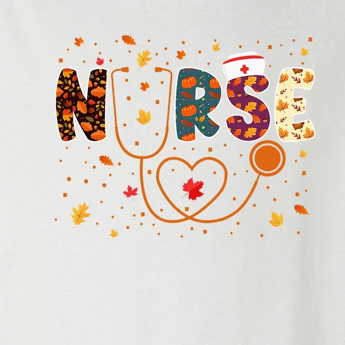 Nursing Thanksgiving Day Stethoscope Fall Nurse Costume Toddler Long Sleeve Shirt