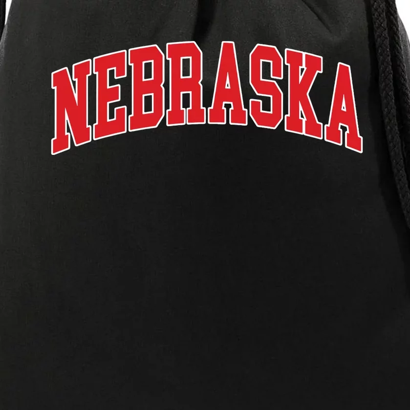 Nebraska Throwback Design Print Classic Drawstring Bag