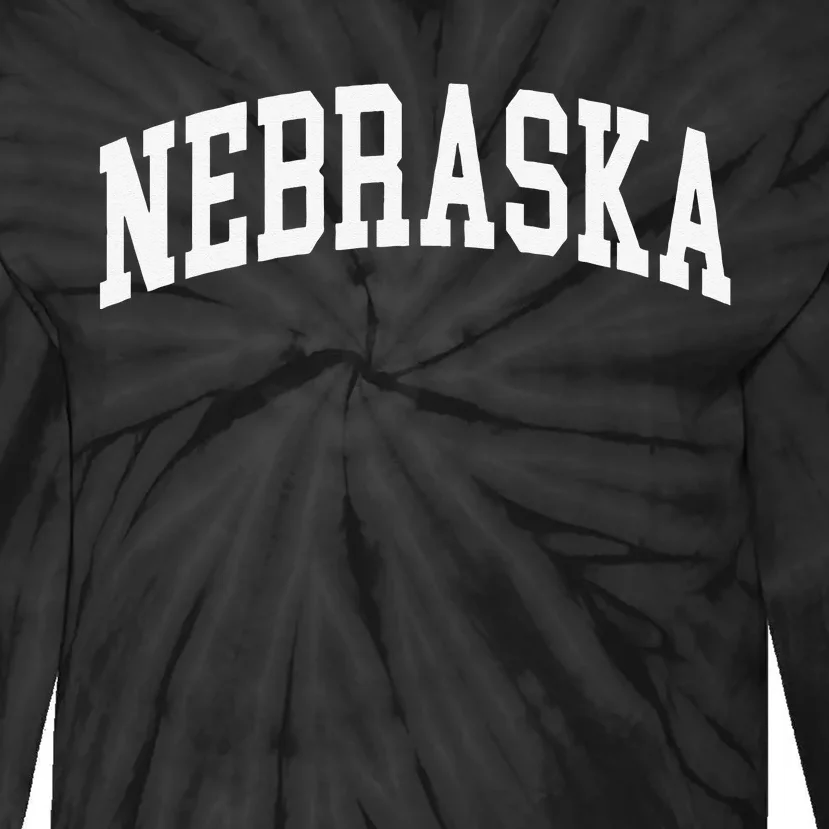 Nebraska Throwback Design Classic Tie-Dye Long Sleeve Shirt