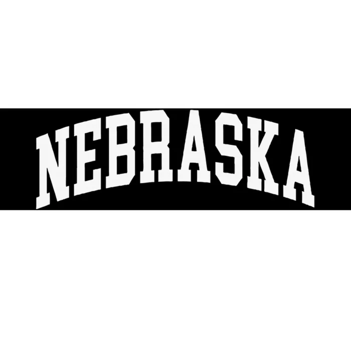 Nebraska Throwback Design Classic Bumper Sticker