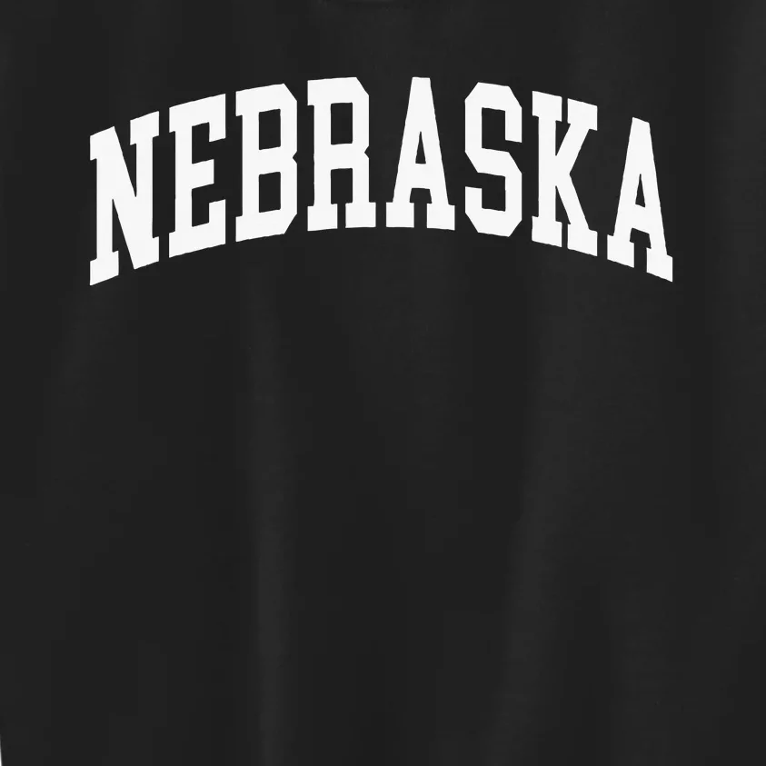 Nebraska Throwback Design Classic Kids Sweatshirt