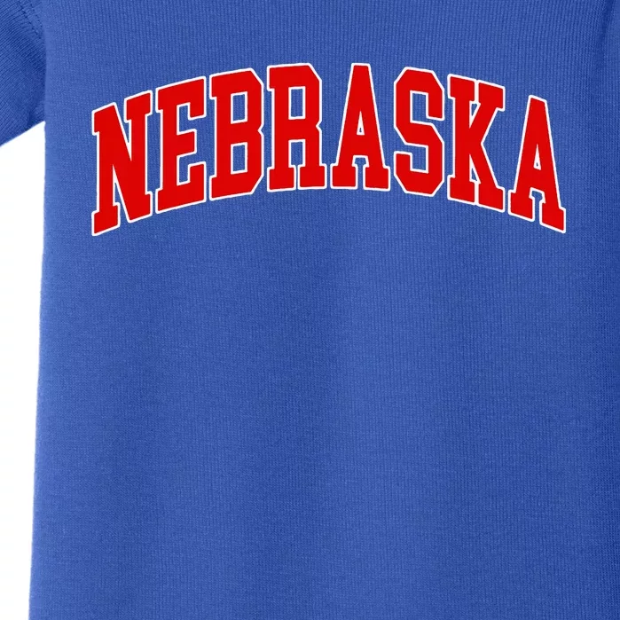 Nebraska Throwback Design Classic Baby Bodysuit