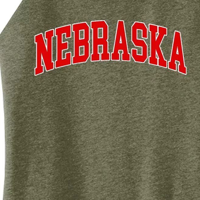 Nebraska Throwback Design Classic Women’s Perfect Tri Rocker Tank