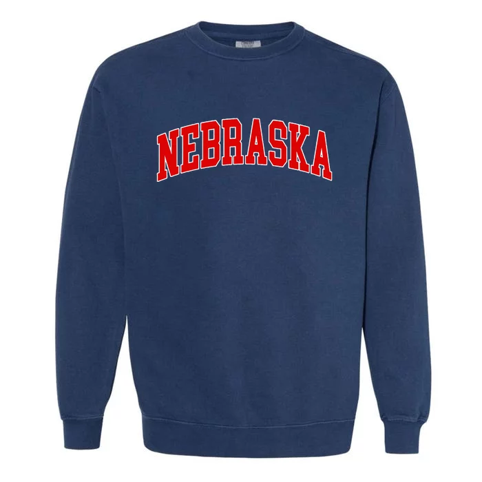 Nebraska Throwback Design Classic Garment-Dyed Sweatshirt