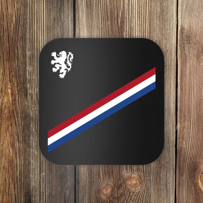 Netherlands Team Flag Jersey Soccer Coaster