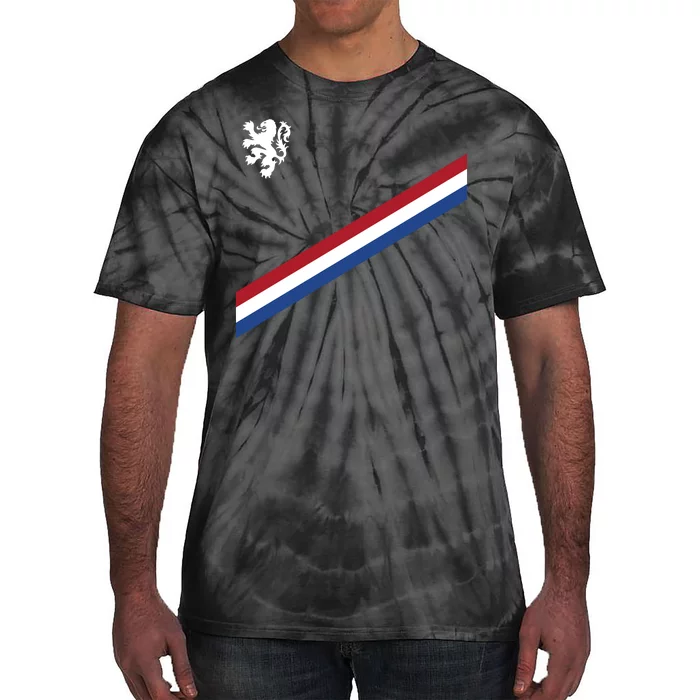 Netherlands Team Flag Jersey Soccer Tie-Dye T-Shirt