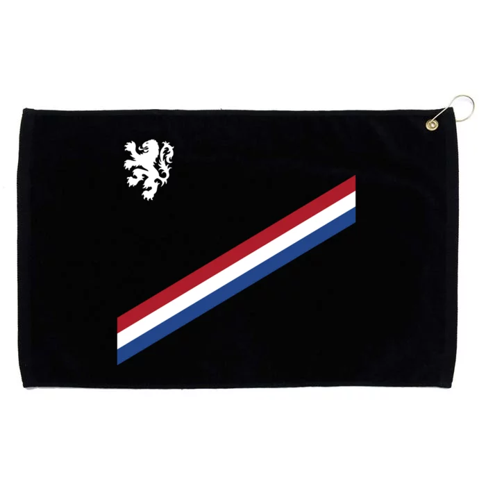 Netherlands Team Flag Jersey Soccer Grommeted Golf Towel