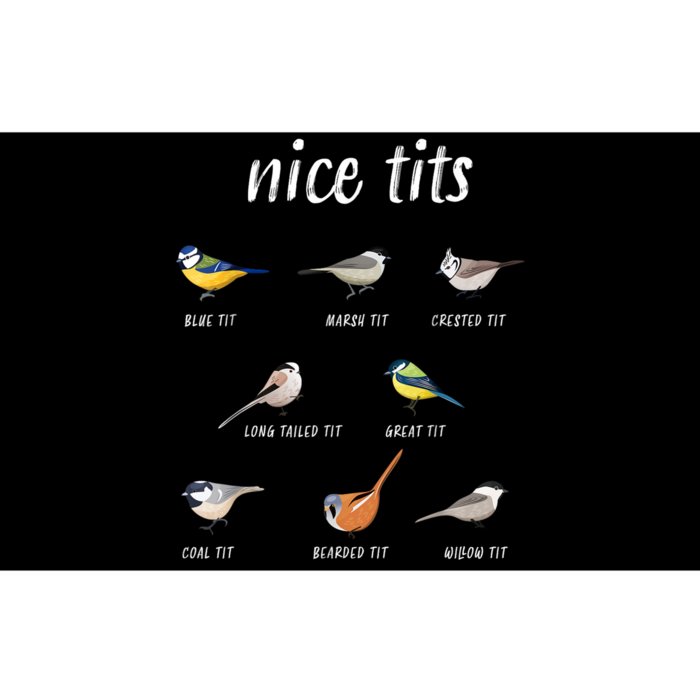 Nice Tits Funny Bird Watching Gift Dad Bumper Sticker