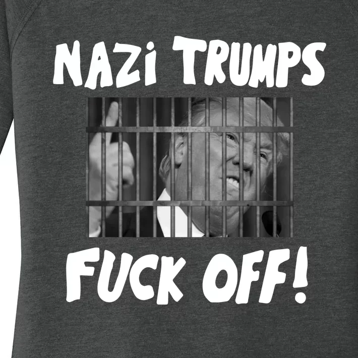 Nazi Trumps Fuck Off Women's Perfect Tri Tunic Long Sleeve Shirt