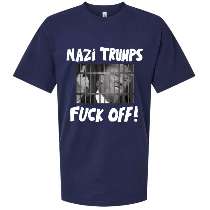 Nazi Trumps Fuck Off Sueded Cloud Jersey T-Shirt