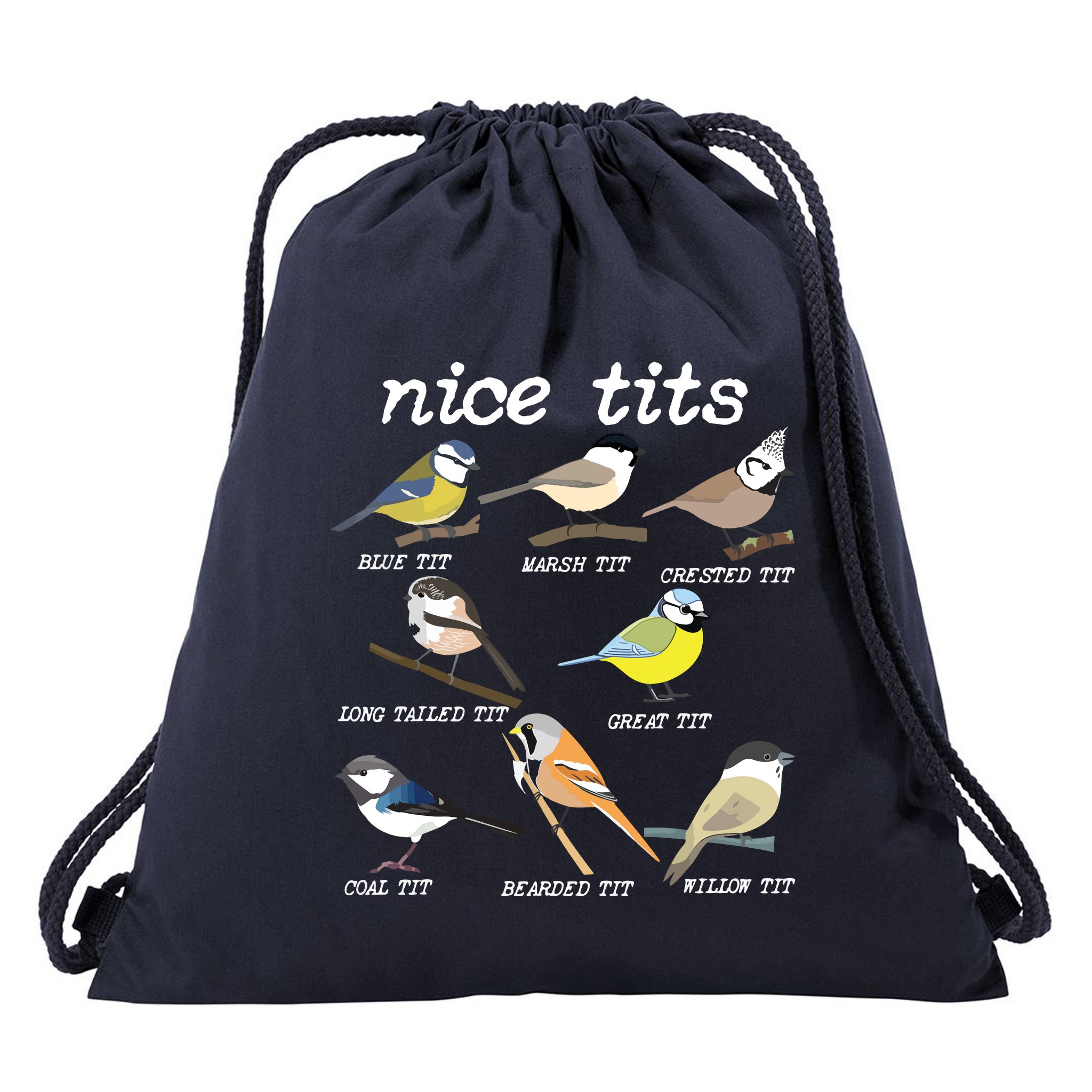 Nerd Funny Tit Birds Birdwatcher Collection Of Tits Bird Shirt