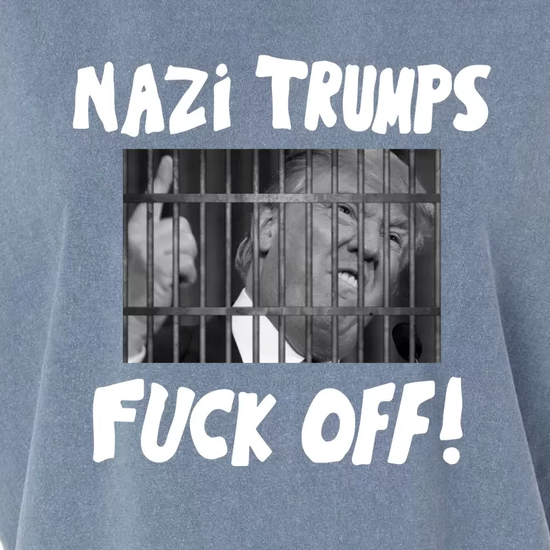 Nazi Trumps Fuck Off Garment-Dyed Women's Muscle Tee