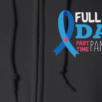 November T1d Full Time Dad Part Time Pancreas Diabetes Full Zip Hoodie