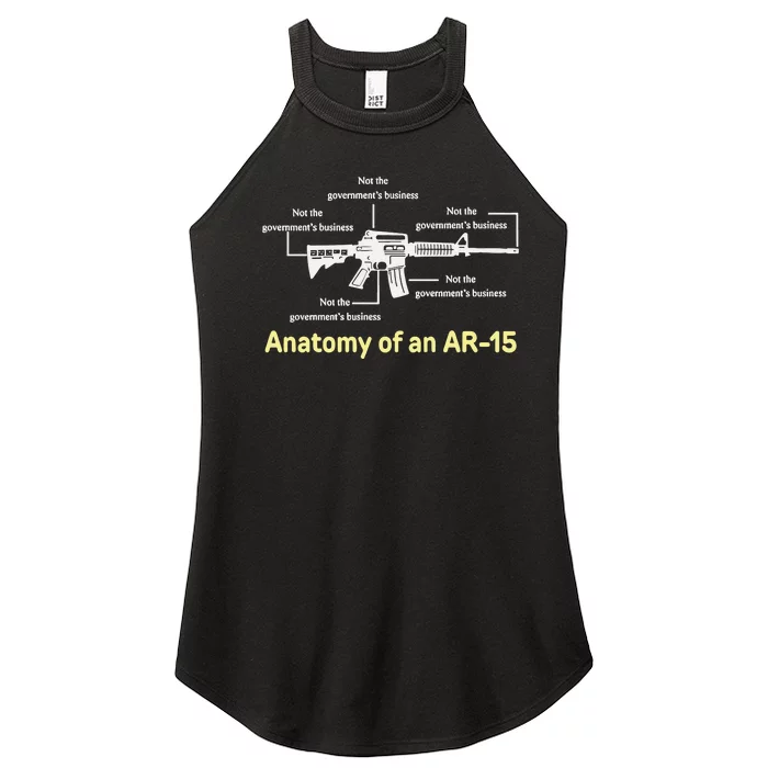 Not The GovernmentS Business Ar15 Women’s Perfect Tri Rocker Tank