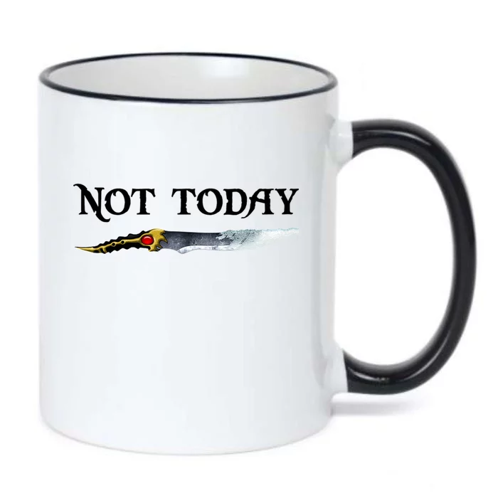 Not Today GOT Sword Black Color Changing Mug