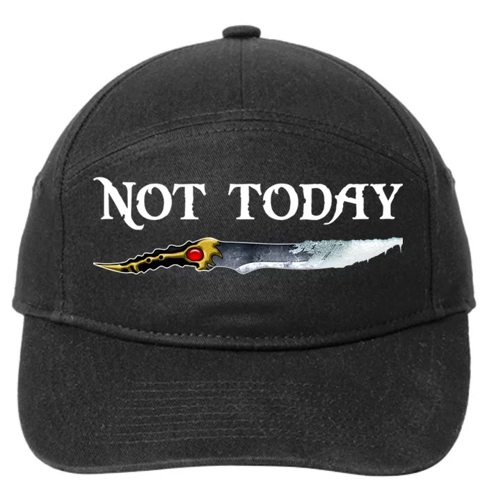 Not Today GOT Sword 7-Panel Snapback Hat