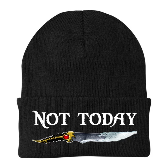 Not Today GOT Sword Knit Cap Winter Beanie