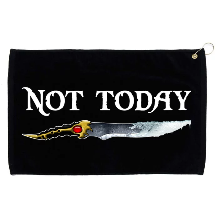 Not Today GOT Sword Grommeted Golf Towel