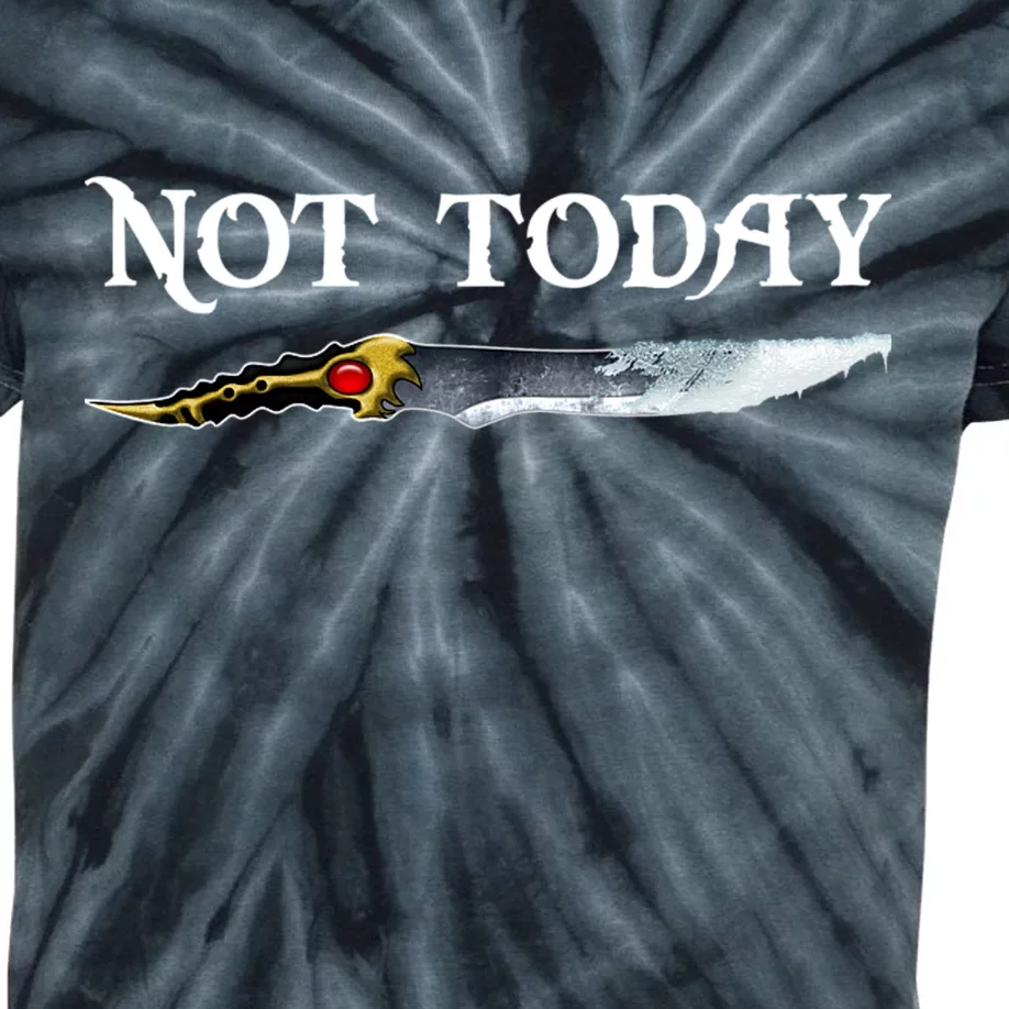 Not Today GOT Sword Kids Tie-Dye T-Shirt