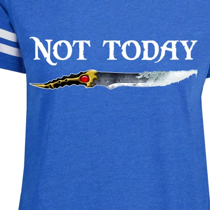 Not Today GOT Sword Enza Ladies Jersey Football T-Shirt