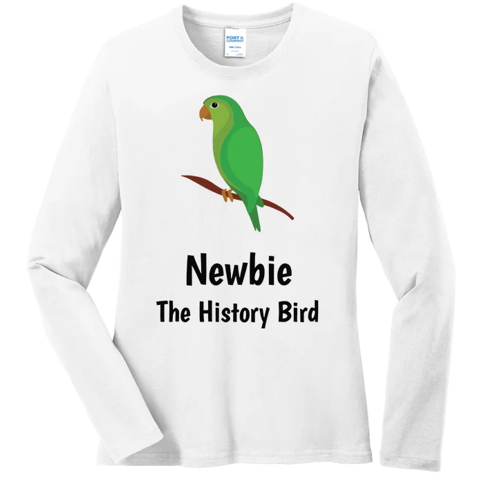 Newbie The History Bird Ladies Long Sleeve Shirt