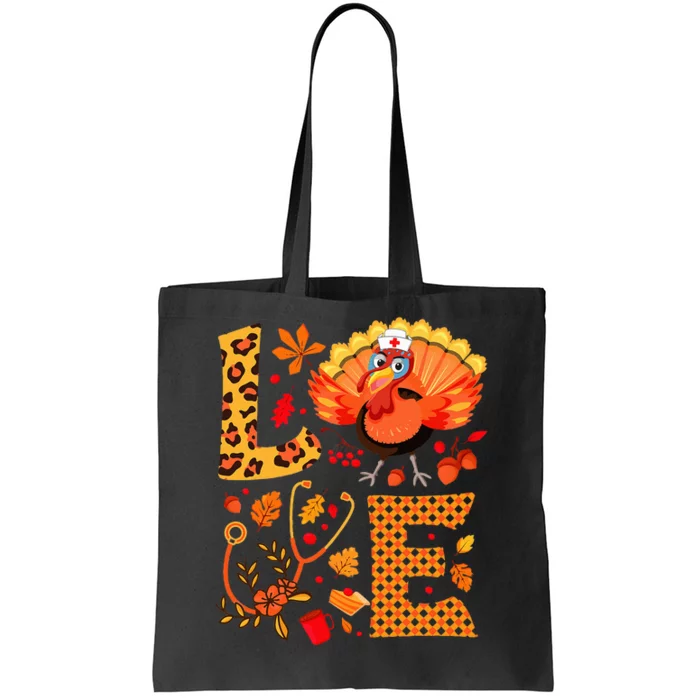 Nurse Thanksgiving Health Worker Nursing Turkey Nurse Tote Bag