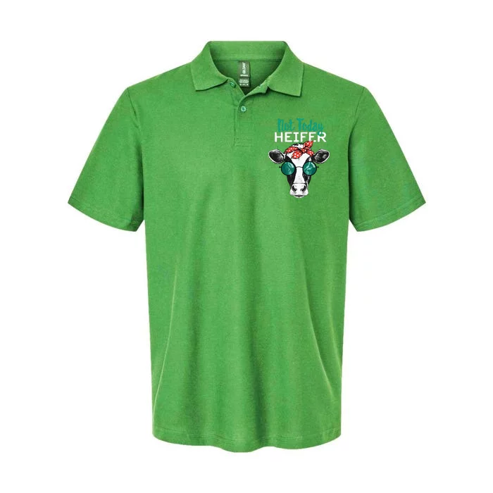 Not Today Heifer Country Sayings Not Today Heifer Softstyle Adult Sport Polo