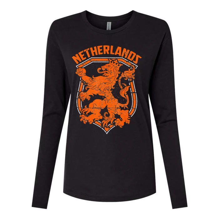 Netherlands T Holland Dutch Amsterdam Nederland Dutch Womens Cotton Relaxed Long Sleeve T-Shirt