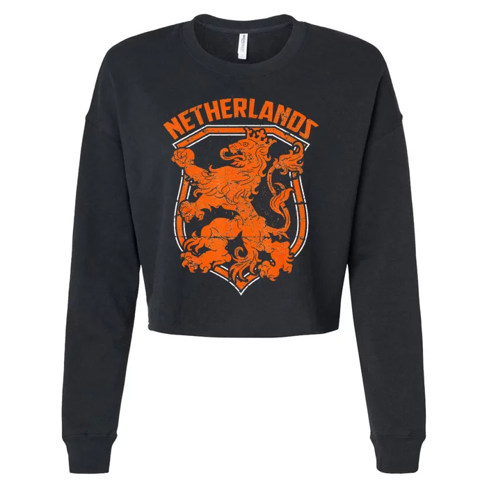 Netherlands T Holland Dutch Amsterdam Nederland Dutch Cropped Pullover Crew