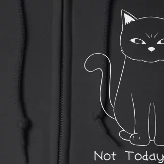 Not Today Human Full Zip Hoodie