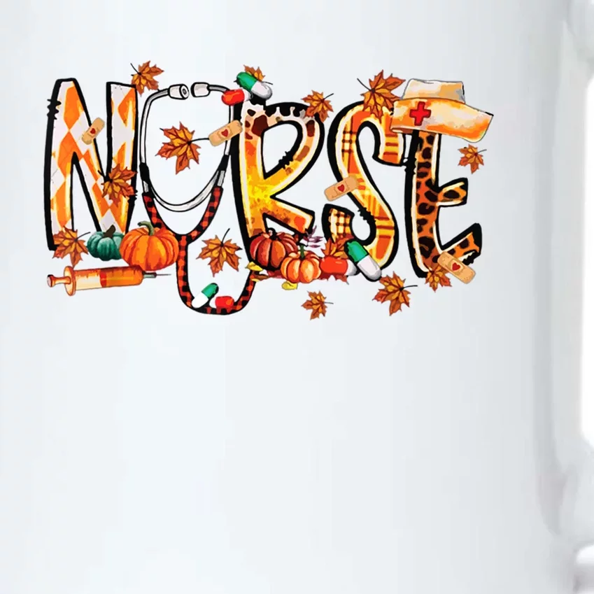 Nurse Thanksgiving Health Worker Nursing Nurse Funny Gift Black Color Changing Mug