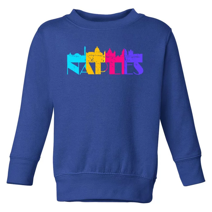 Napels Travel Italy Pride Gift Italian City Holidays Gift Toddler Sweatshirt