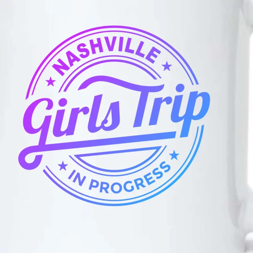 Nashville Trip In Progress Matching Group Vacation Gift Black Color Changing Mug