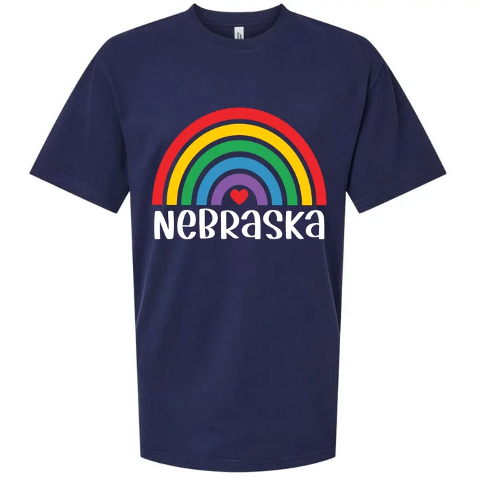 Nebraska Travel I Love Nebraska Usa Cool Gift Sueded Cloud Jersey T-Shirt