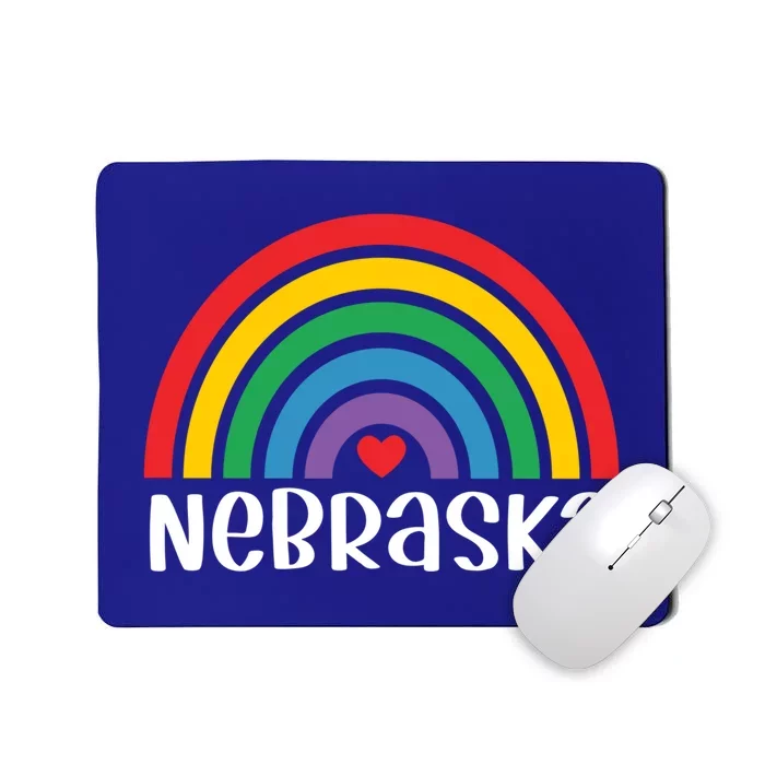 Nebraska Travel I Love Nebraska Usa Gift Mousepad