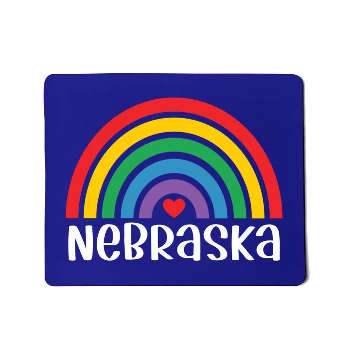 Nebraska Travel I Love Nebraska Usa Gift Mousepad